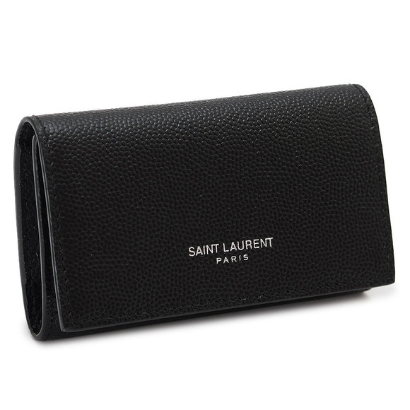 Saint Laurent Key Case Key Chain 4 Hooks Black - Picture 1 of 7